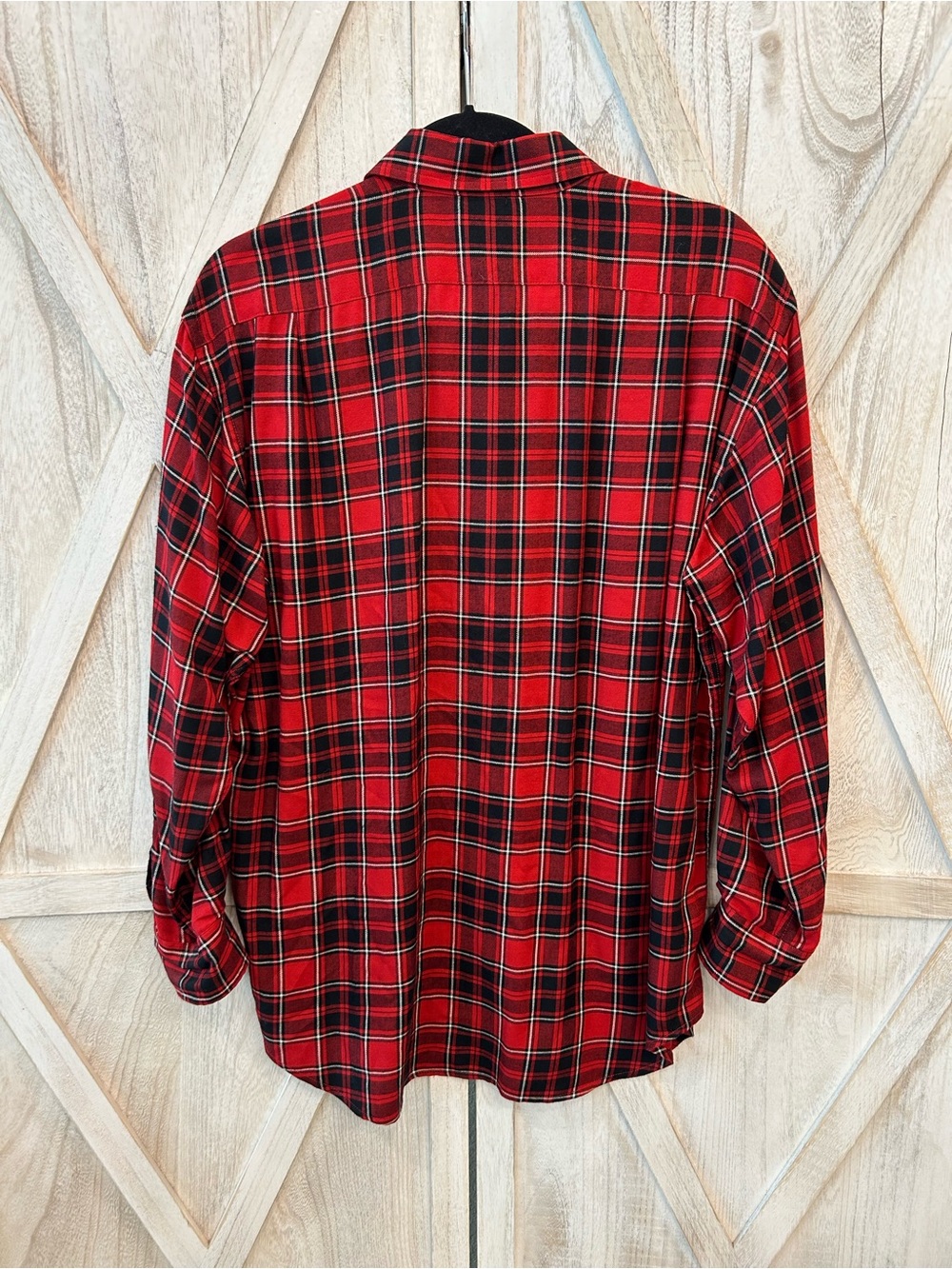 Ralph Lauren Red and Black Plaid Button-Down Shirt - Picture 2 of 6